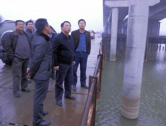 南昌市委常委、、副市长刘建洋莅临昌南大道东延工程项目现场检查指导事情