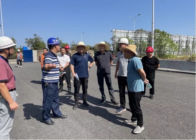 章勇视察青山湖西岸片区基础设施建设工程、、、丹霞路蹊径及综合管廊工程EPC项目工程  